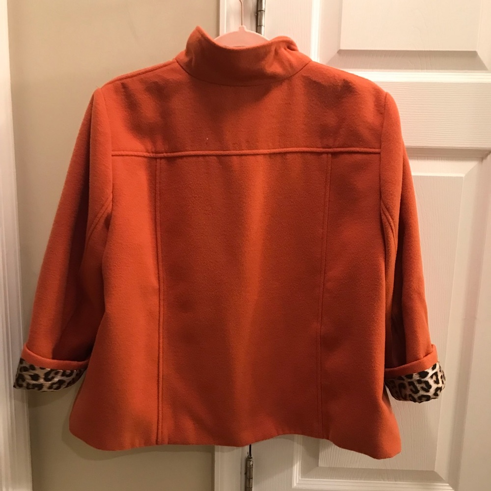 Chico’s Wool Swing Jacket Size 2 - image 4